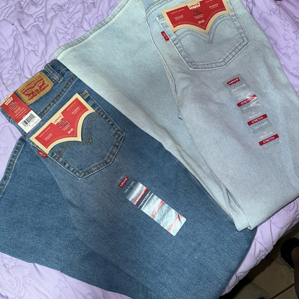 Levi's Blue Straight Leg Jeans Classic Denim